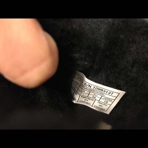 Ugg black glitter size 12 - Picture 2 of 5